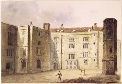 The Courtyard at Bridewell Palace, c.1880 by E.H. Maund